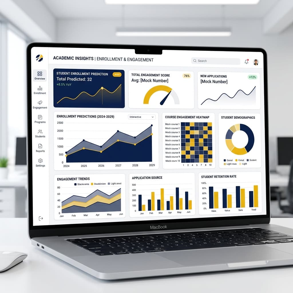 AI Analytics Dashboard Mockup
